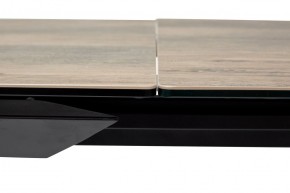 Стол CREMONA 180 KL-61 Под дерево, итальянская керамика / черный каркас, ®DISAUR в Ялуторовске - yalutorovsk.ok-mebel.com | фото 4