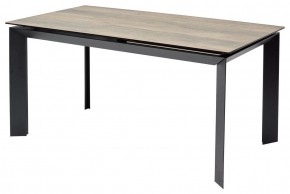 Стол CREMONA 180 KL-61 Под дерево, итальянская керамика / черный каркас, ®DISAUR в Ялуторовске - yalutorovsk.ok-mebel.com | фото 5
