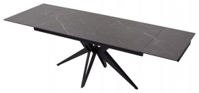 Стол FORIO 160 MATT BLACK MARBLE SOLID CERAMIC / BLACK, ®DISAUR в Ялуторовске - yalutorovsk.ok-mebel.com | фото 5