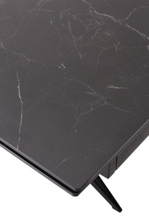 Стол FORIO 160 MATT BLACK MARBLE SOLID CERAMIC / BLACK, ®DISAUR в Ялуторовске - yalutorovsk.ok-mebel.com | фото 9