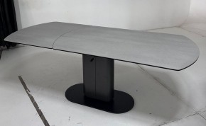 Стол KAI 140 TL-58 поворотная система раскладки, испанская керамика / Темно-серый / Черный, ®DISAUR в Ялуторовске - yalutorovsk.ok-mebel.com | фото 4