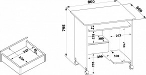 Стол компьютерный КСТ-10.1 в Ялуторовске - yalutorovsk.ok-mebel.com | фото 4