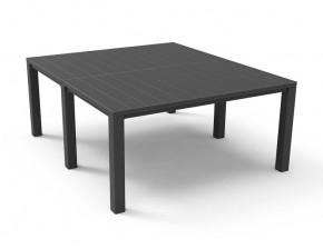 Стол раскладной Джули (Julie Double table 2 configurations) Графит в Ялуторовске - yalutorovsk.ok-mebel.com | фото 3