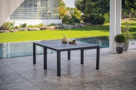 Стол раскладной Джули (Julie Double table 2 configurations) Графит в Ялуторовске - yalutorovsk.ok-mebel.com | фото 2