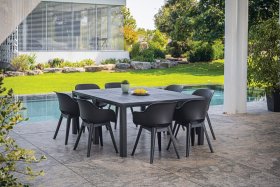 Стол раскладной Джули (Julie Double table 2 configurations) Графит в Ялуторовске - yalutorovsk.ok-mebel.com | фото 6