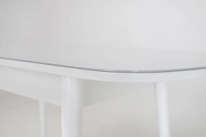 Стол раскладной со стеклом (опоры массив цилиндрический) "Хоста" в Ялуторовске - yalutorovsk.ok-mebel.com | фото 6