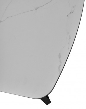 Стол RASMUS 160 TL-45 Белый мрамор, испанская керамика / черный каркас, ®DISAUR в Ялуторовске - yalutorovsk.ok-mebel.com | фото 6