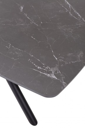 Стол RIVOLI 140 MATT BLACK MARBLE SOLID CERAMIC / BLACK, ®DISAUR в Ялуторовске - yalutorovsk.ok-mebel.com | фото 10