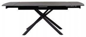 Стол RIVOLI 140 MATT BLACK MARBLE SOLID CERAMIC / BLACK, ®DISAUR в Ялуторовске - yalutorovsk.ok-mebel.com | фото 2