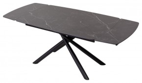 Стол RIVOLI 140 MATT BLACK MARBLE SOLID CERAMIC / BLACK, ®DISAUR в Ялуторовске - yalutorovsk.ok-mebel.com | фото 3