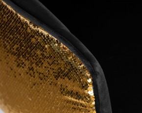 Стул барный DOBRIN DARCY GOLD SHINY, черный велюр с золотыми пайетками в Ялуторовске - yalutorovsk.ok-mebel.com | фото 8