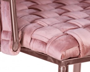 Стул барный DOBRIN EMMA ROSE GOLD, розовый велюр (VF-10) в Ялуторовске - yalutorovsk.ok-mebel.com | фото 7