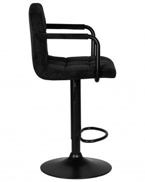 Стул барный DOBRIN KRUGER ARM BLACK, черный вельвет (LAR-E2041-52) в Ялуторовске - yalutorovsk.ok-mebel.com | фото 3