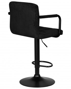 Стул барный DOBRIN KRUGER ARM BLACK, черный вельвет (LAR-E2041-52) в Ялуторовске - yalutorovsk.ok-mebel.com | фото 4