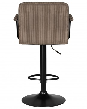 Стул барный DOBRIN KRUGER ARM BLACK, какао вельвет (LAR-E2041-05) в Ялуторовске - yalutorovsk.ok-mebel.com | фото 5