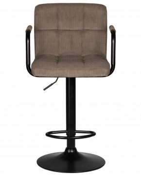 Стул барный DOBRIN KRUGER ARM BLACK, какао вельвет (LAR-E2041-05) в Ялуторовске - yalutorovsk.ok-mebel.com | фото 6