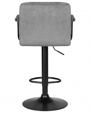 Стул барный DOBRIN KRUGER ARM BLACK, серый вельвет (LAR-E2041-25) в Ялуторовске - yalutorovsk.ok-mebel.com | фото 5