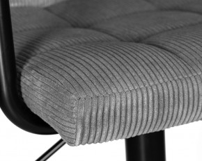 Стул барный DOBRIN KRUGER ARM BLACK, серый вельвет (LAR-E2041-25) в Ялуторовске - yalutorovsk.ok-mebel.com | фото 7