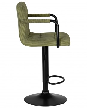 Стул барный DOBRIN KRUGER ARM BLACK, зеленый вельвет (LAR-E2041-7) в Ялуторовске - yalutorovsk.ok-mebel.com | фото 3