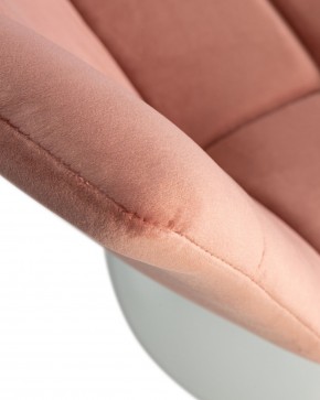 Стул барный DOBRIN TAILOR WHITE, пудрово-розовый велюр (MJ9-32) в Ялуторовске - yalutorovsk.ok-mebel.com | фото 7