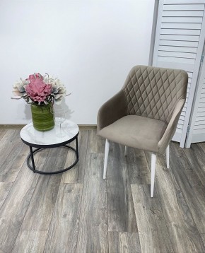 Стул BRANDY-X ЛАТТЕ #25 / белый каркас, велюр М-City в Ялуторовске - yalutorovsk.ok-mebel.com | фото 2
