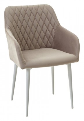 Стул BRANDY-X ЛАТТЕ #25 / белый каркас, велюр М-City в Ялуторовске - yalutorovsk.ok-mebel.com | фото 3
