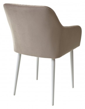 Стул BRANDY-X ЛАТТЕ #25 / белый каркас, велюр М-City в Ялуторовске - yalutorovsk.ok-mebel.com | фото 5