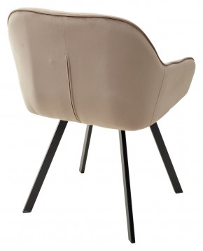 Стул GALE 360 град. поворот. BLUVEL-40 BEIGE, велюр/ черный каркас, М-City в Ялуторовске - yalutorovsk.ok-mebel.com | фото 4