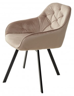 Стул GALE 360 град. поворот. BLUVEL-40 BEIGE, велюр/ черный каркас, М-City в Ялуторовске - yalutorovsk.ok-mebel.com | фото 5