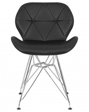 Стул обеденный DOBRIN BUTTERFLY CHROME, ножки хром, цвет чёрный в Ялуторовске - yalutorovsk.ok-mebel.com | фото 7