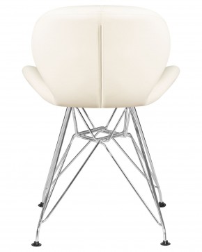 Стул обеденный DOBRIN BUTTERFLY CHROME, ножки хром, цвет кремовый в Ялуторовске - yalutorovsk.ok-mebel.com | фото 5