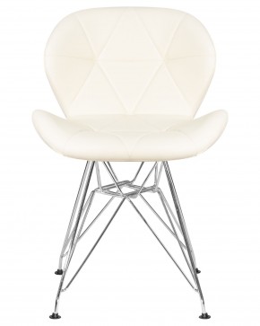 Стул обеденный DOBRIN BUTTERFLY CHROME, ножки хром, цвет кремовый в Ялуторовске - yalutorovsk.ok-mebel.com | фото 6
