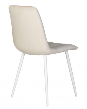 Стул обеденный DOBRIN CHILLY, Кремовый Holland 05, основание белое в Ялуторовске - yalutorovsk.ok-mebel.com | фото 5