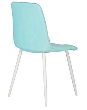 Стул обеденный DOBRIN CHILLY, Мятный Holland 50, основание белое в Ялуторовске - yalutorovsk.ok-mebel.com | фото 4