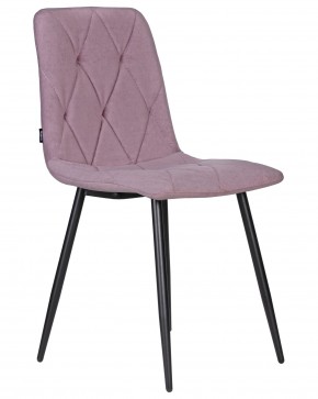 Стул обеденный DOBRIN CHILLY ROMBO, Лавандовый Simple 48, основание черное в Ялуторовске - yalutorovsk.ok-mebel.com | фото 2