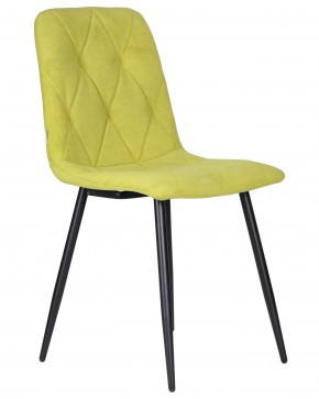 Стул обеденный DOBRIN CHILLY ROMBO, Лайм Simple 14, основание черное в Ялуторовске - yalutorovsk.ok-mebel.com | фото 2