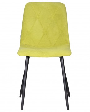 Стул обеденный DOBRIN CHILLY ROMBO, Лайм Simple 14, основание черное в Ялуторовске - yalutorovsk.ok-mebel.com | фото 6