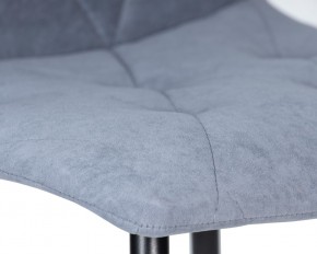 Стул обеденный DOBRIN CHILLY ROMBO, Серо-голубой Simple 26, основание черное в Ялуторовске - yalutorovsk.ok-mebel.com | фото 9