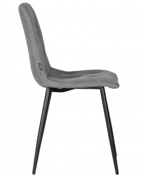 Стул обеденный DOBRIN CHILLY ROMBO, Серый Simple 33, основание черное в Ялуторовске - yalutorovsk.ok-mebel.com | фото 3