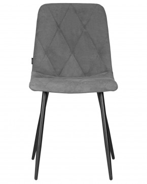 Стул обеденный DOBRIN CHILLY ROMBO, Серый Simple 33, основание черное в Ялуторовске - yalutorovsk.ok-mebel.com | фото 6