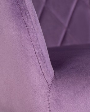 Стул обеденный DOBRIN ROBERT, черные матовые ножки, велюр V108-45 Темно-фиолетовый в Ялуторовске - yalutorovsk.ok-mebel.com | фото 7