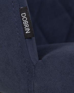 Стул обеденный DOBRIN ROBY, ЭМАЛЬ ЧЕРНЫЙ МУАР велюр Catania Dark Blue в Ялуторовске - yalutorovsk.ok-mebel.com | фото 9