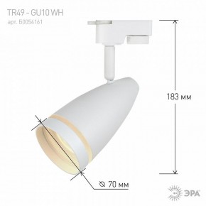 Светильник на штанге Эра  TR49 - GU10 WH в Ялуторовске - yalutorovsk.ok-mebel.com | фото 4
