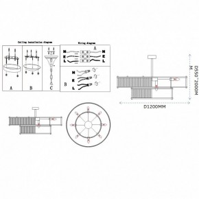 Светильник на штанге Imperiumloft RH Marais Round Chandelier 40,2668 в Ялуторовске - yalutorovsk.ok-mebel.com | фото 11