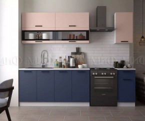 ТЕХНО Кухонный гарнитур 2,0 м Компоновка №2 в Ялуторовске - yalutorovsk.ok-mebel.com | фото 3
