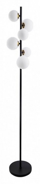 Торшер Arte Lamp Gemini A2243PN-6BK в Ялуторовске - yalutorovsk.ok-mebel.com | фото