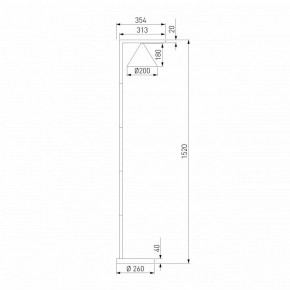 Торшер Elektrostandard Bevel a068473 в Ялуторовске - yalutorovsk.ok-mebel.com | фото 2