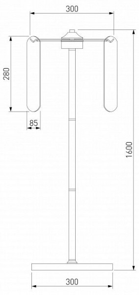 Торшер Eurosvet Claire 01171/3 золото в Ялуторовске - yalutorovsk.ok-mebel.com | фото 3