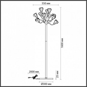 Торшер Odeon Light Gardi 5090/12F в Ялуторовске - yalutorovsk.ok-mebel.com | фото 5