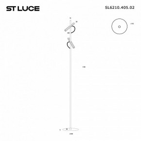 Торшер ST-Luce LILT SL6210.405.02 в Ялуторовске - yalutorovsk.ok-mebel.com | фото 2
